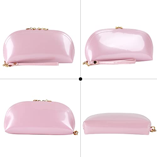 Zlmbagus modna kozmetička torba patentna kožna šminka torbica za ručni zatvarač šminka šminka drhtavica kovanica