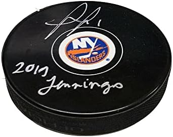 THOMAS GREISS potpisan & amp; upisan New York Islanders Puck - 2019 Jennings-potpisanim NHL Pak