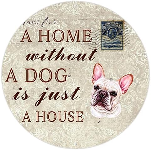 Dom bez psa nalazi se samo kuća kružnog smiješan metalni pas za pse za kućne ljubimce rustikalni