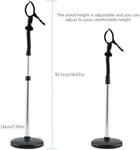 Aatraay stalak za fen za kosu, fleksibilni stalak za lijeni fen za vrat bez ruku sa teškim postoljem za fen