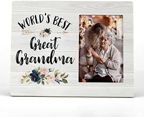 FONDCANYON najbolji okvir za fotografije velike bake na svijetu, okviri za slike s najavom prabake trudnoće, pokloni velike bake, pokloni velike bake za rođendan Božić