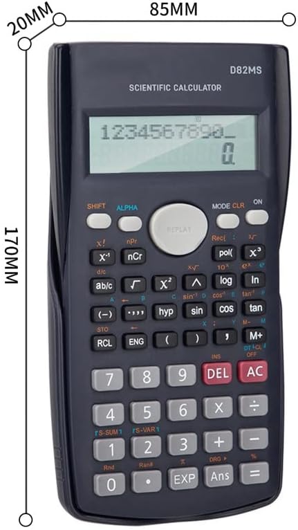 MJWDP Naučni kalkulator Profesionalna škola Koristite 240 Funkciona inženjer Kalkulatori Student 10 + 2 cifre Školski pribor (boja: a, veličina