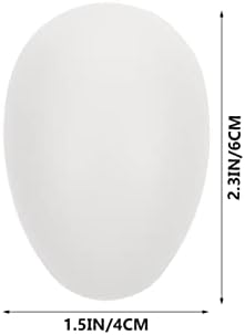 IMIKEYA 50kom DIY ručno oslikana uskršnja jaja Plastična uskršnja jaja uradi sam lažni rekviziti za jaja lov na