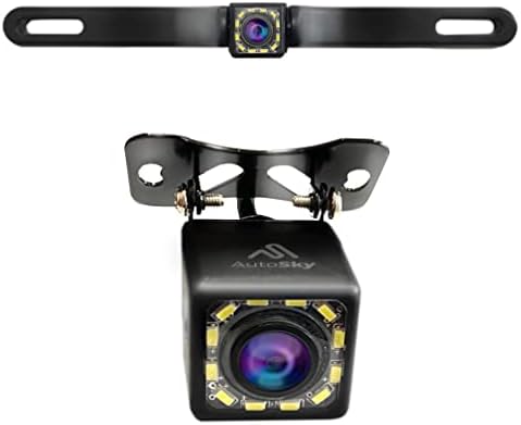 AutoSky Back up Kamera, Kamera za stražnji pogled najnoviji HD 12 LED noćni vid, vodootporna rezervna