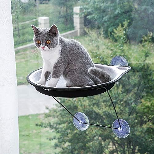 YANG1MN siva EVA usisna čaša viseća mačka Četiri godišnja doba univerzalni viseći prozorski prag potrepštine za kućne ljubimce mačka viseća mreža