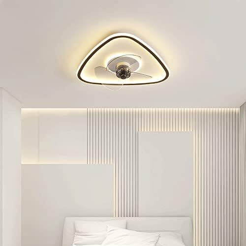 Elksdut Dječja soba stropni ventilator zatamnjene LED stropne svjetla sa 3 brzina ventilatora, stropne svjetiljke,