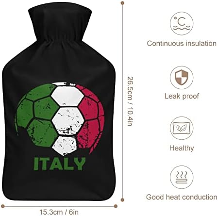 TOGRALNA GUBIJA TOGRATA ITALIJANSKE FLAGNE FUTORNOG FUTORA SA POKLOPOM 1L Ubrizgavanje boce za toplu vodu za opuštanje Hladna zaštita