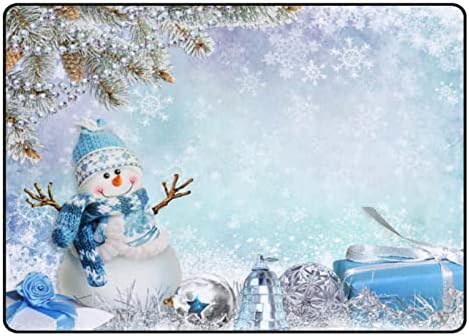 Xollar 80 x 58 u velikim dječjim prostircima božićne borove grane snjegović mekani vrtić za djecu