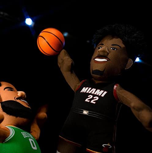Bljeznica Bijami toplota dinamička duo paket Jimmy Butler i Burnie 10 plišane figure - NBA zvijezde za reprodukciju ili prikaz