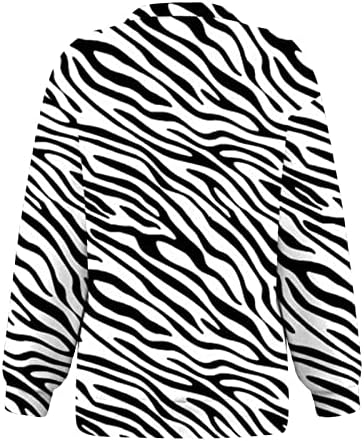 Duksevi za žene Grafički skok vrhovi V-izrez Casual majica sa patentnim zatvaračem TUROVERS TUNEWER TUNIONS