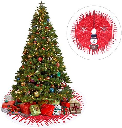 1 kom 80cm krpa Xmas Tree Snowman suknje tepih božićni ukras Božićni ukrasi