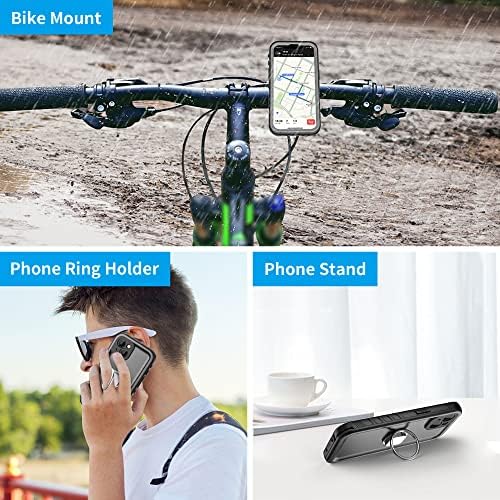 Sokusin metalni biciklistični telefon - biciklistička motorka ručica mobitela za iPhone 13 sa vodootpornom futrolom, podesivi ciklus skutera za stalak za pričvršćivanje telefona, aluminijska legura jedno drugo izdanje