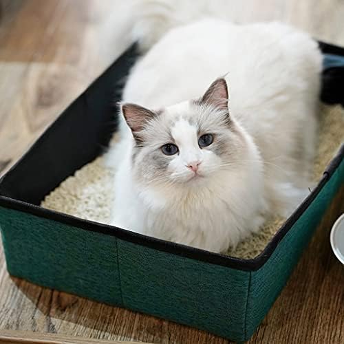 Mačje Leglo Prenosiva Sklopiva Kutija Za Otpatke Za Mačke Putna Ladica Za Toaletne Potrepštine Za Mačke