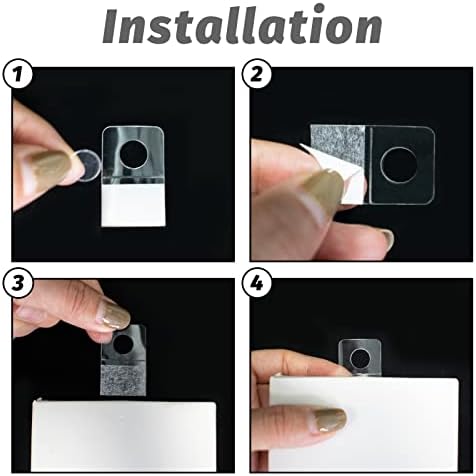 500pcs samoljepljive kartice Oznake Kuke Clear Sticky Hanger Tab plastični vješalice za maloprodaju prozirne