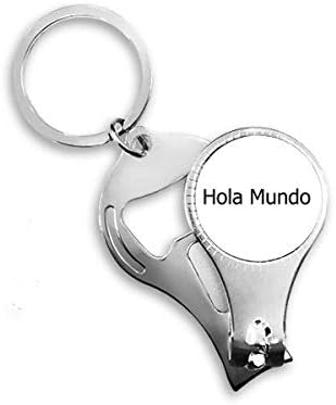 Pozdrav World Spanish Art Deco Poklon modni noktilni nipper prsten za ključeve ključeva za boce za boce