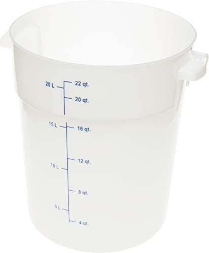 CFS StorPlus Plastična okrugla posuda za čuvanje hrane, 22 litra, Bijela
