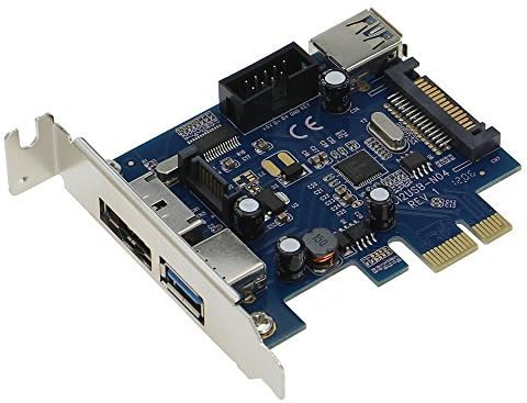 Sedna - PCI Express 2 priključak USB 3.0 + 1 Port Pesata adapter sa nosačem niskog profila - - uključuje 1 metar Pesata kabel