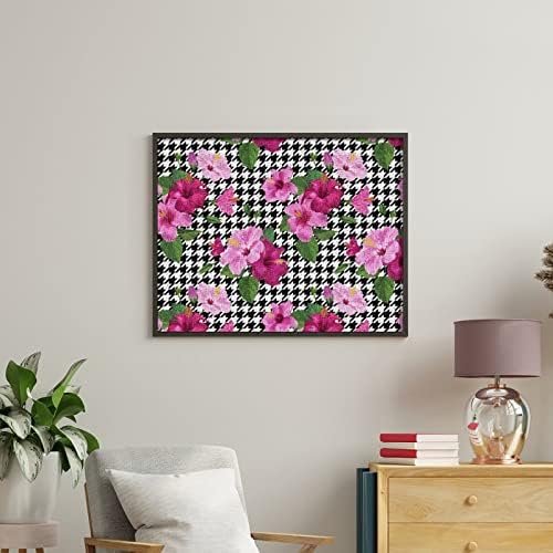 Tropski cvijet hibiskusa DIY Boja po brojevima kompleti za akrilne slike zidne umjetničke slike za uređenje ureda u dnevnom boravku