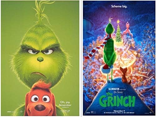 GRINCH 11 x17 D/S originalni Promo filmski Poster 2018 Benedict Cumberbatch Dr. Seuss