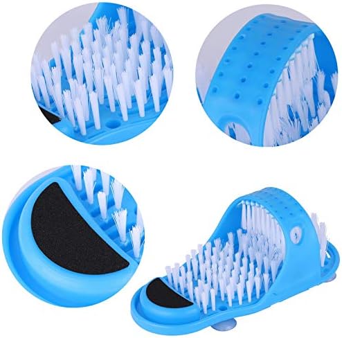 Tbestmax tuš noga začinjač četkica za pranje za čišćenje stopala za podne banje masaža, papuča za piling čišćenje