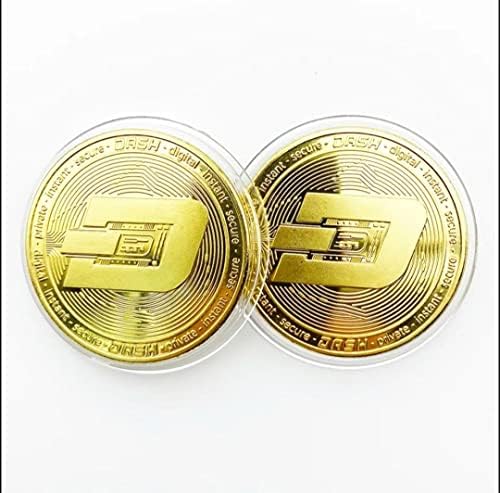Dash kolekcionarski kripto novčić u zlatu samo 8.99