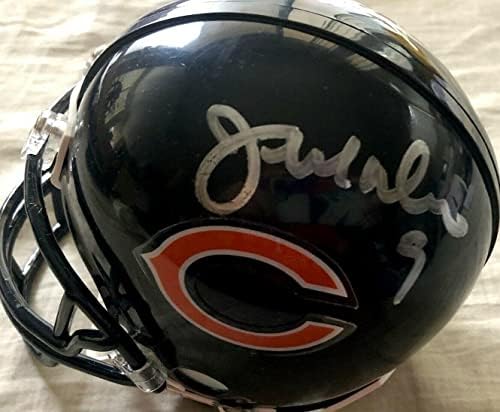 Jim McMahon Willie Gault potpisani autogram auto medvjedi mini kaciga JSA-autogram NFL Mini kacige
