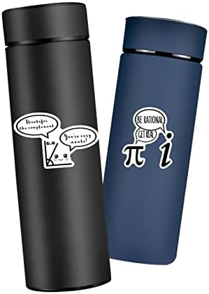 Matematičke naljepnice za flašu vode, 50 komada matematičkih naljepnica pokloni za učenike, Cool