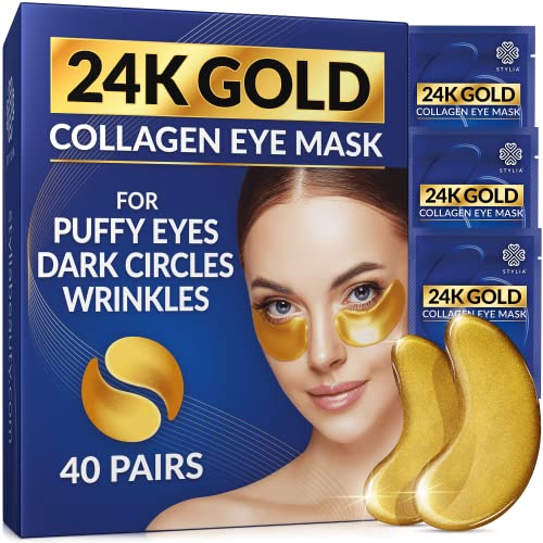Stylia 30pc 24K zlato ispod maske za oči + 10 maski za bradu