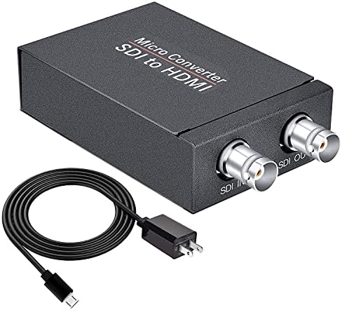 TCNewcl SDI u HDMI adapter za pretvarač za 3G-SDI / HD-SDI / SD-SDI signale, 1080p @ 60Hz