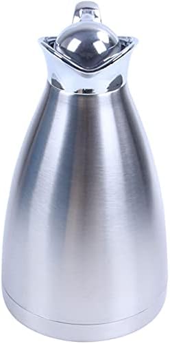 TWDYC 1.5L Čettle od nehrđajućeg čelika Termo Jug toplotni vakuum izolirani aparat za kavu - srebro