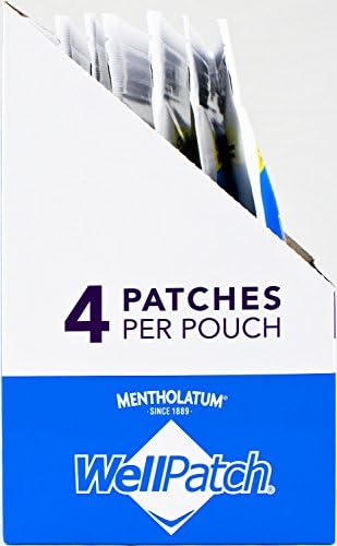 WellPatch migrena & amp; glavobolja za hlađenje Patch-bez lijekova, traje do 12 sati, siguran za korištenje s lijekovima-velike zakrpe, svaki 4.3 x 2 u,4 posjeta