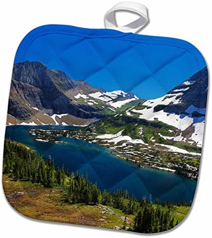 3D Rose SAD-Montana-Glacier Nacionalni park-logan prolazni vrtovi Držač lonca, 8 x 8