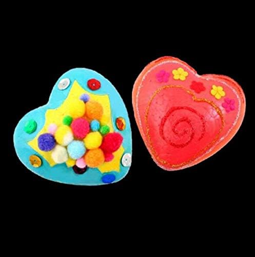 Chengyida 30pcs 100mm Modeling Love Heart Foam polistiren stiropor bijeli ljubavni pjena pokloni Heart Ball Ornamenti