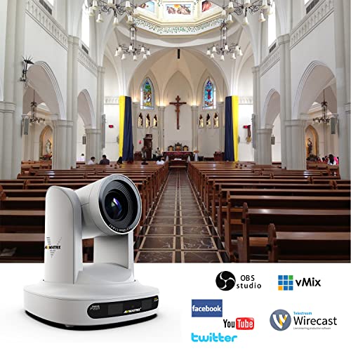 AVMATRIX PTZ kamera 20x optički zum Poe 3G-SDI PTZ paket sa PTZ kontrolerom za crkvu live streaming