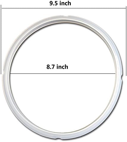 TamBee lonac pod pritiskom od 5 ili 6 litara Set gumenih zaptivki od silikonskog zaptivača univerzalni