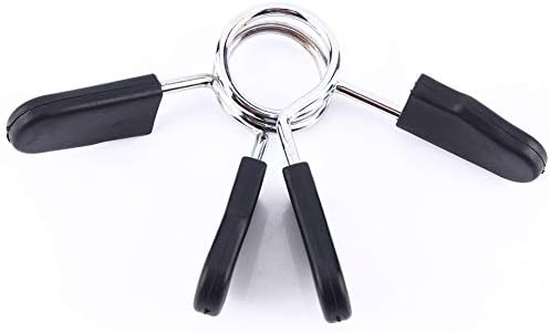 Dioche 1 inch Spring Clip Collars,2 kom standardne stezaljke sa šipkom za šipku za glatku dršku s bučicama ili standardne utege za dizanje tegova
