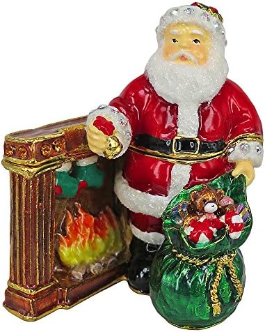RUCINNI Santa Claus sa vrećom poklona Trinket kutija