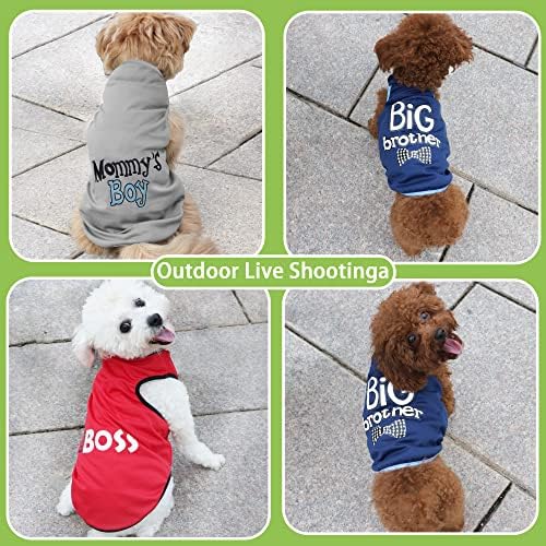 3 komada psećih košulja za male srednje pse, psi slatka ljetna odjeća i lagana majica bez rukava za kućne ljubimce