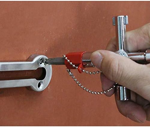 Loboo Idea multifunkcionalni uslužni ključ za električnu kutiju za mjerač plina za vodu, univerzalni ključ za upravljanje ormarom/moment ključevi/unakrsni ključ / CNC Ključ/Ključ za vrata voza