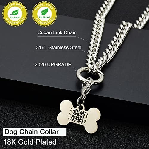 Ogrlica za pse sa QR kodom Oznake pasa Custom za kućne ljubimce, personalizirani skenable QR PET oznake