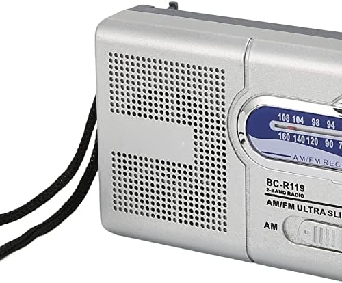GOWENIC prijenosni Radio AM FM, multifunkcionalni Radio tranzistorski Radio sa priključkom za slušalice za putovanja na otvorenom, ugrađen 8ω 0.5 W zvučnik