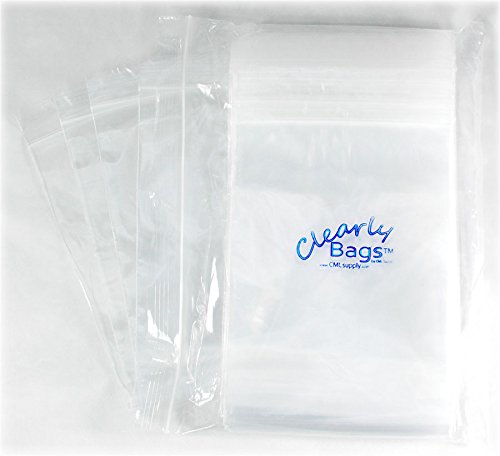 ClearlyBags Reklozibilna plastična kesa 4x5 4-mil patentna brava za teške uslove rada pk/100