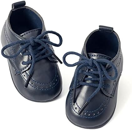 Meckior dojenčad Dječaci Djevojčice klasične pu kožne vjenčane mokasine Brogue Toddler Oxford cipele za haljine Prvi koraci hodanje ravne cipele za lijeni krevetić