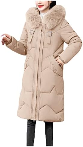 Zimske jakne za žene sa kapuljačom s kapuljačom dugih rukava sa laganim laganim parkom