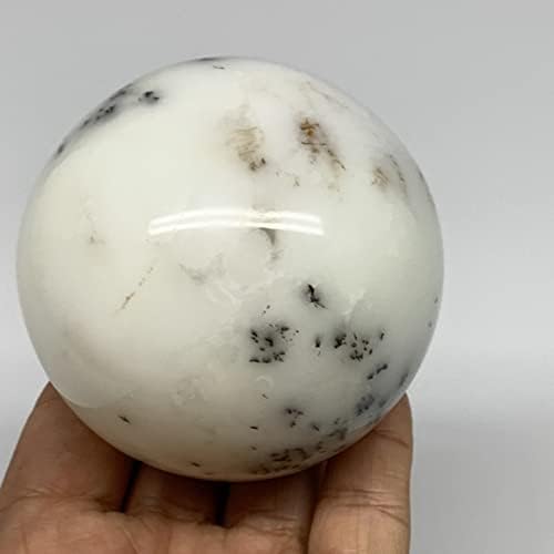 Watangems 423.3g, 2.8 Prirodni dendriti opal sfera Gemstone Fern Agate Crystal Ball Handrade sa Madagaskar, B22790