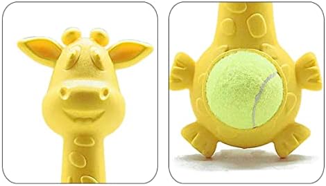 Giraffe Dog žvakaća igračka prirodna gumena agresivni pas žvaka smiješne igračke sa škripavim teniskim