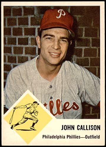 1963. Fleer # 51 Johnny Callison Philadelphia Phillies Ex / MT Phillies