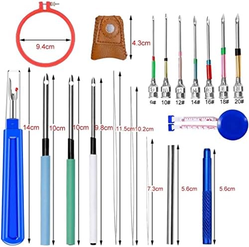 FCMLD 41 kom vez Pen Punch Needle Kit Craft vez Threads Cross Stitch vez Hoop DIY alati za šivenje