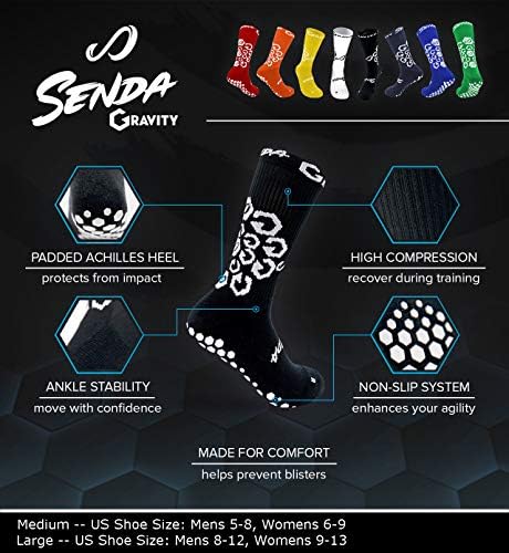 Senda Ushuaia Pro 2.0 Zatvoreni nogomet, dvorski i futsal cipele i gravitacijske performanse prianjanje čarape