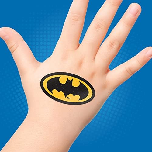 Dječiji zavoji u obliku Batmana, djeca Super herojski likovi, fleksibilni ljepljivi zavoji za žuljeve, manje posjekotine, ogrebotine , opekotine, Prva pomoć i zaštita od rane za sve tipove kože, 100 posjeta